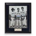 Fred Lynn, Jim Rice & Dwight Evans Boston Red Sox Autographed 16x20 Photo Framed to 23x27 NEP