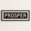 Framed Prosper Bus Scroll Sign