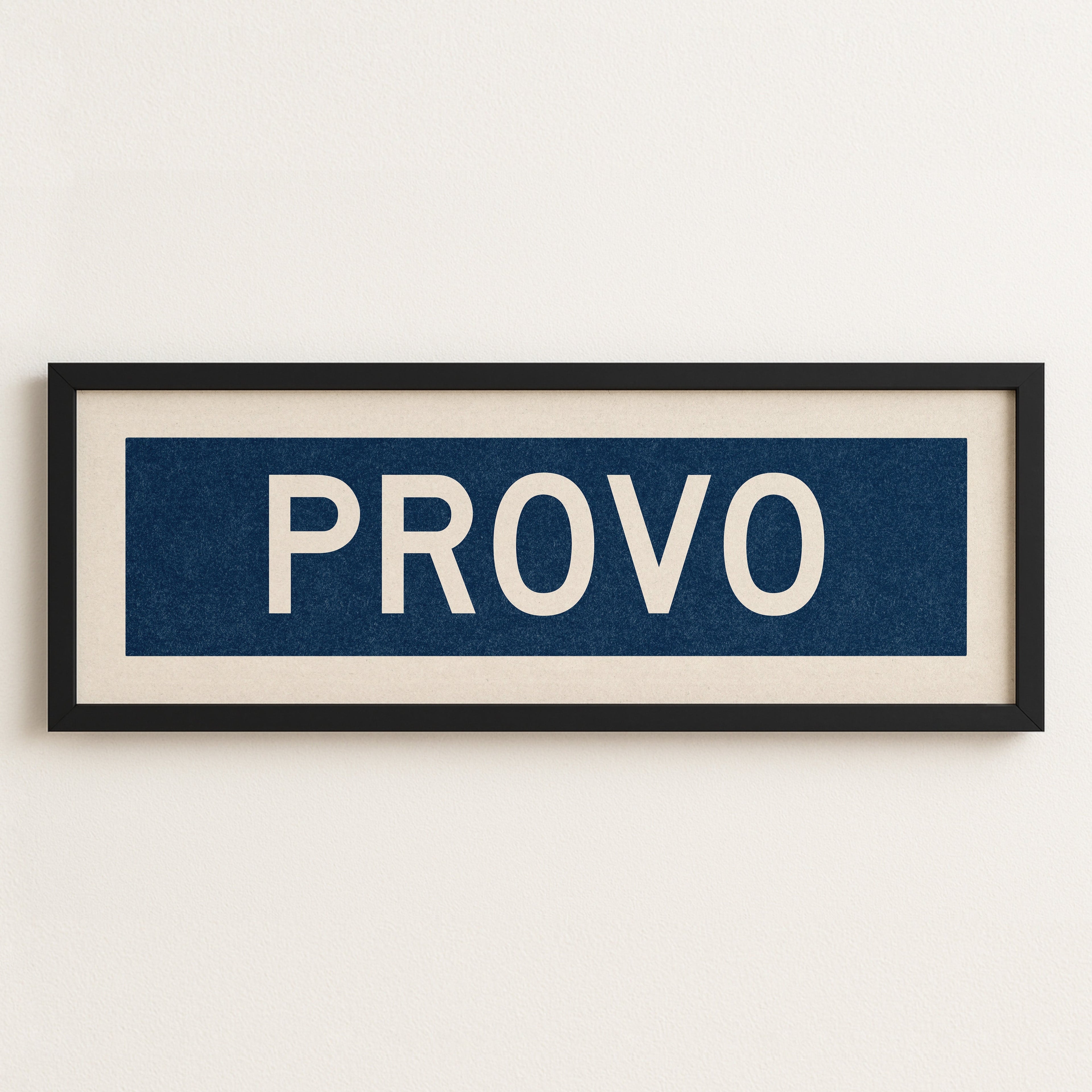 Framed Provo Navy Bus Scroll