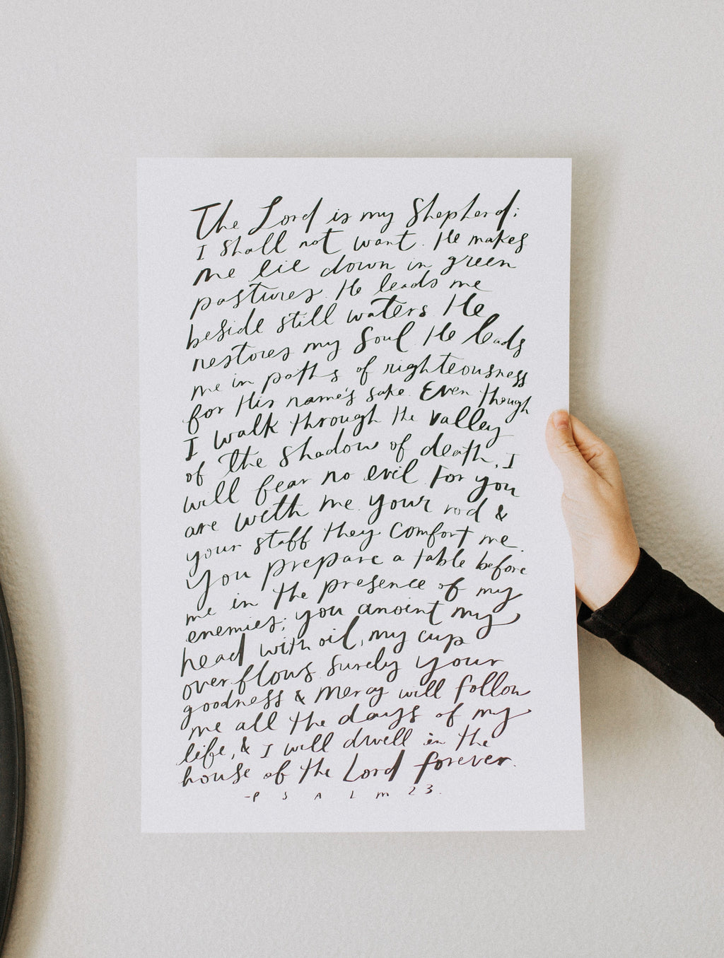 Print: The Lord Is My Shepherd, 11x17