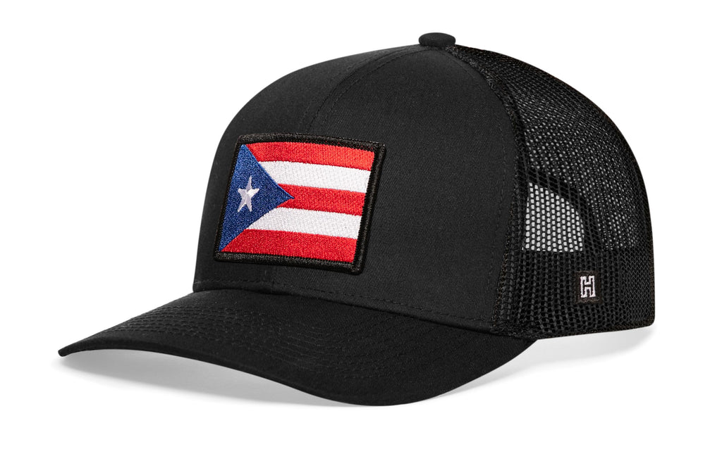 Puerto Rico Flag Trucker Hat  |  Puerto Rican Snapback