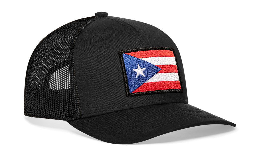 Puerto Rico Flag Trucker Hat  |  Puerto Rican Snapback
