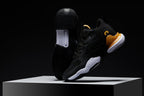 CALTO - Q391 - 3 Inches Taller (Black/Orange) - Basketball High-Top Sneakers