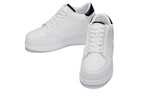 CALTO - Q511 - 2.6 Inches Taller Lightweight (White/White Sole) - Chunky Sole Sneakers
