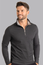 Performance Quarter Zip // Charcoal