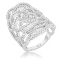 Rosa 1.25ct CZ Filigree Cocktail Ring