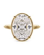 Sterling Silver Oval Cut CZ Cocktail Ring