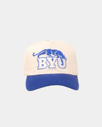 BYU Fade Hat Cream OG BYU Cougar