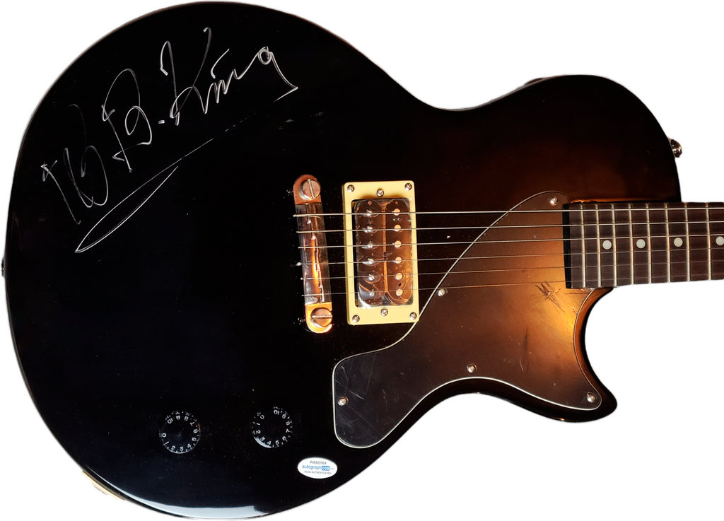 B.B. King Signed Autographed Gibson Epiphone Guitar UACC AFTAL RACC TS ACOA