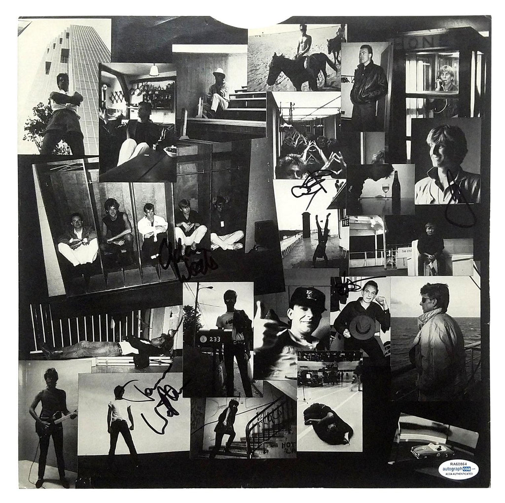 The Fixx Signed X5 Autographed LP Album Sleeve Insert ACOA