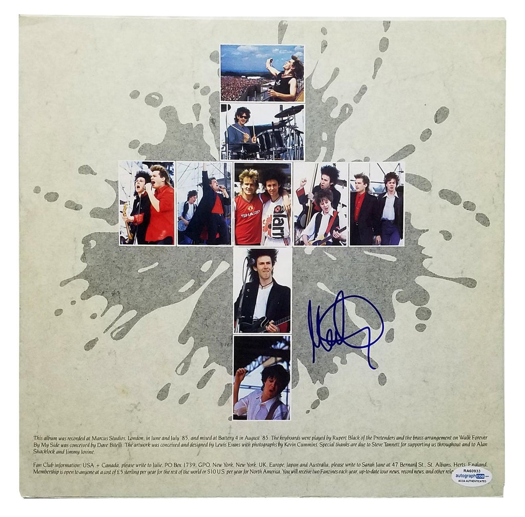 Mike Peters Signed Autographed LP Album Sleeve Insert ACOA
