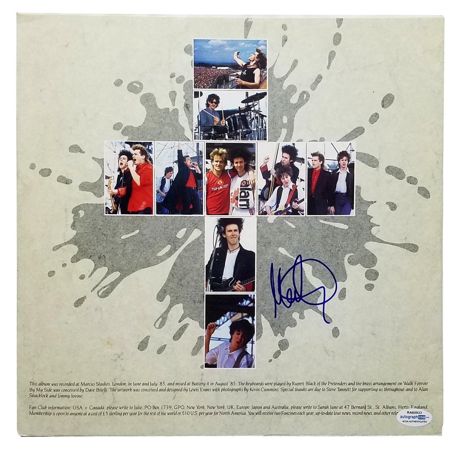 Mike Peters Signed Autographed LP Album Sleeve Insert ACOA