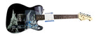 The Who Pete Townshend Autographed Custom Repurposed Graphics Photo Guitar ACOA