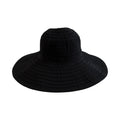 Women's Large Brim Ribbon Hat with a Bow