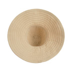 Women's Large Brim Ribbon Hat with a Bow