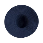 Women's Large Brim Ribbon Hat with a Bow