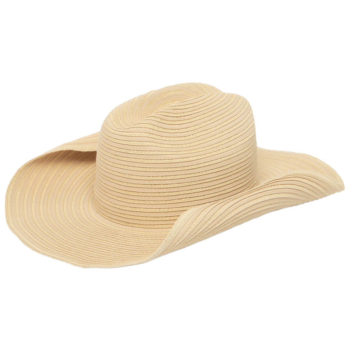 Luz - Cattleman's Crease Cowboy with Rolled Wire Brim