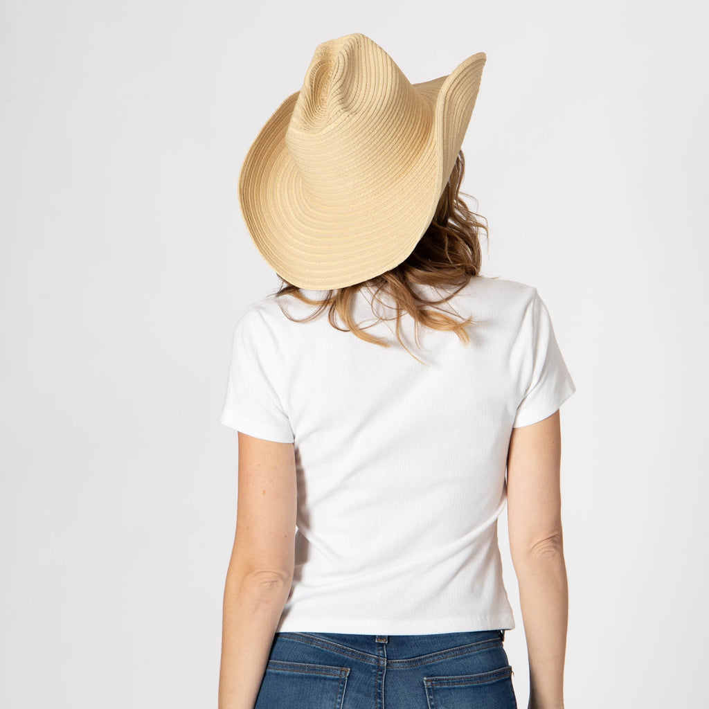 Luz - Cattleman's Crease Cowboy with Rolled Wire Brim