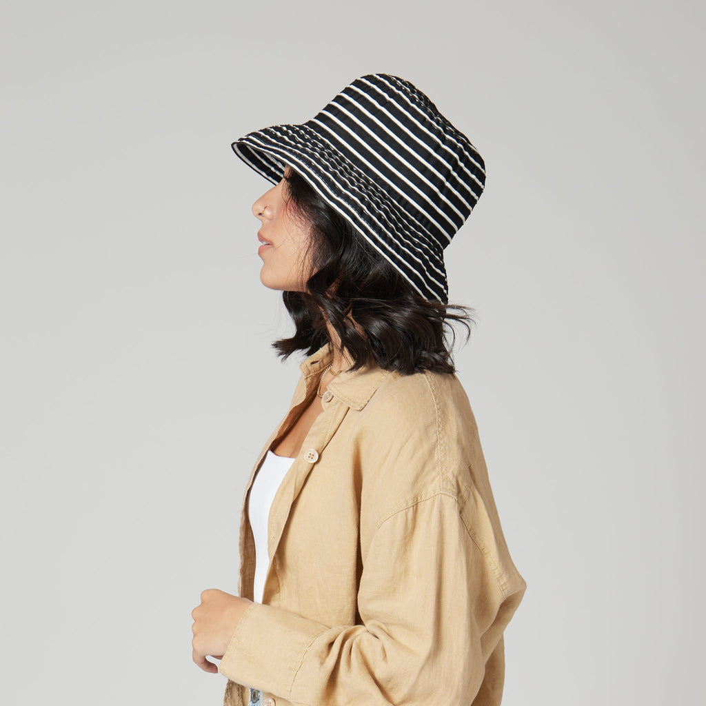 Women's Small Brim Ribbon Floppy