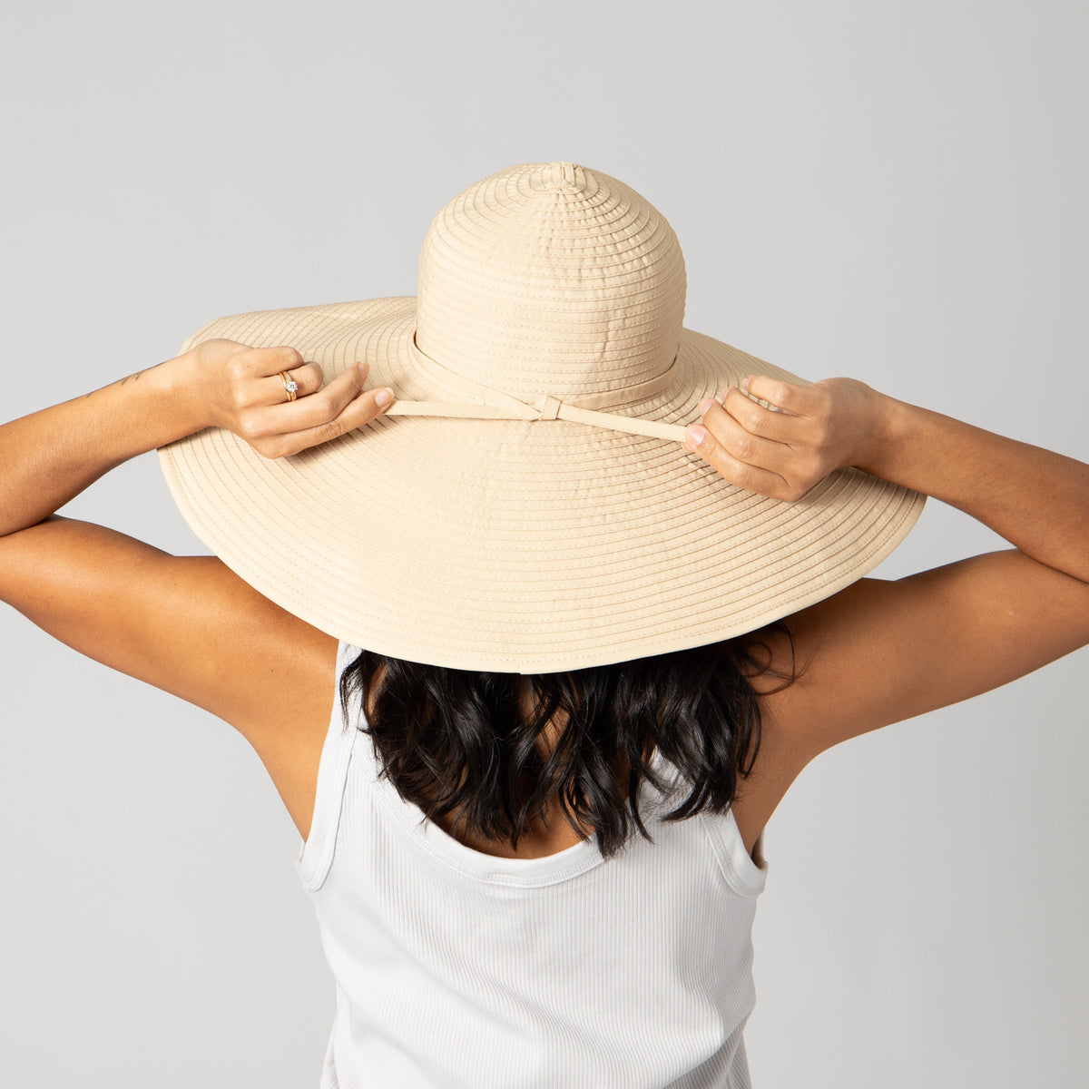 Women's Ribbon Braid XL Brim Hat