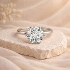 IGI Certified 5 Carat Lab Grown Diamond Solitaire Engagement Ring