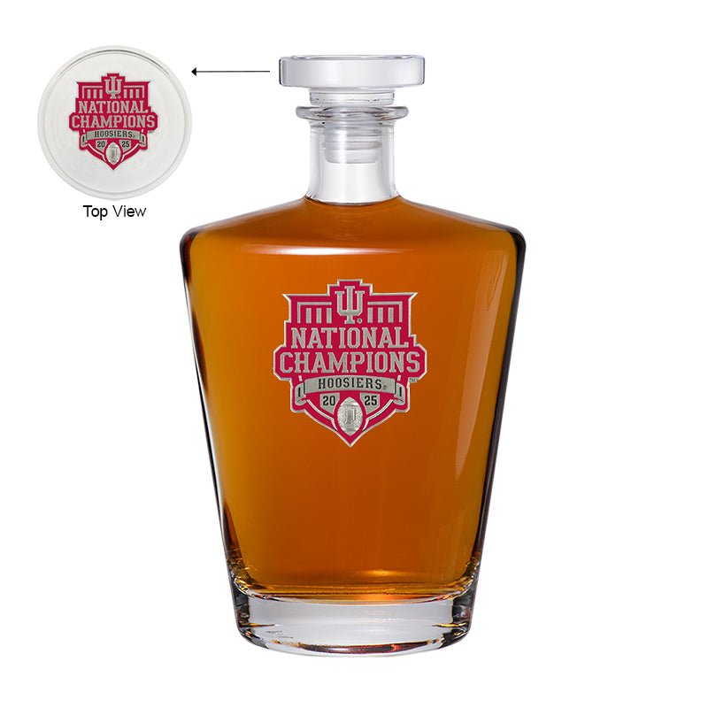 Indiana Hoosiers Football National Championship 2025 Royal Decanter