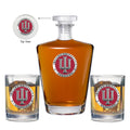 Indiana Hoosiers Royal Decanter with 2 Glasses