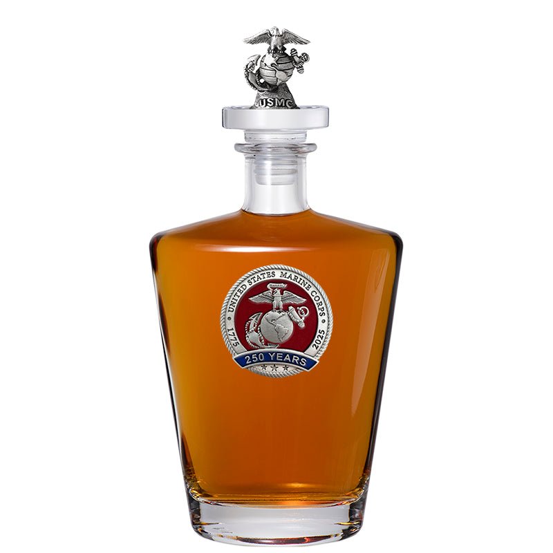 250th Anniversary Marine Corps Royal Decanter with 3D Top