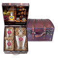 Indiana Hoosiers Royal Decanter with 3D Top Cougar and 2 Glasses w/ Chest Box