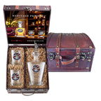 America's 250th Anniversary Statue of Liberty Royal Decanter with 3D Top and 2 Glasses with Chest Box
