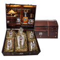 Mississippi State University Bulldogs "M" Royal Decanter with 3D Top Chest Set