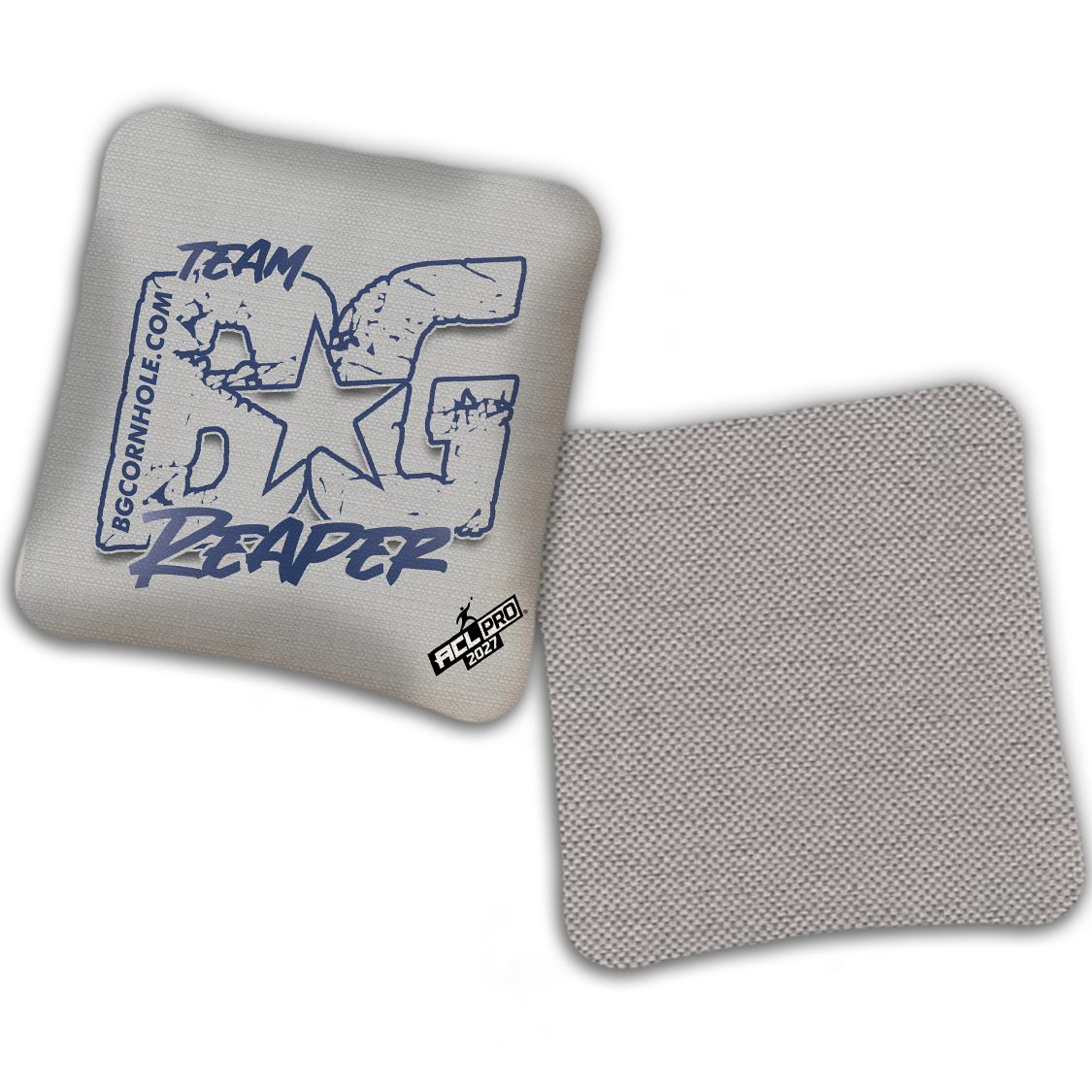 2027 ACL - BG Multiple Bag Models "OUTLINED TEAM BG" - Pro Stamped Cornhole Bags - SET OF 4 BAGS
