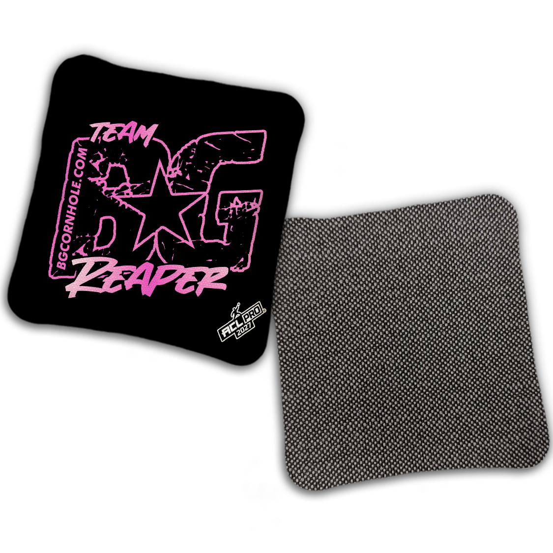 2027 ACL - BG Multiple Bag Models "OUTLINED TEAM BG" - Pro Stamped Cornhole Bags - SET OF 4 BAGS