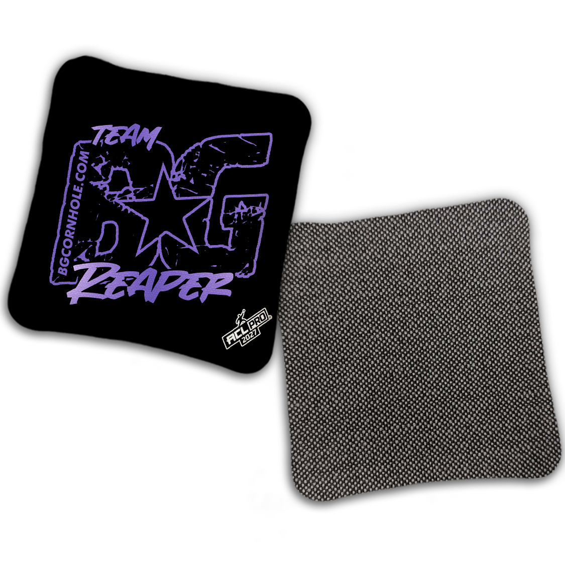 2027 ACL - BG Multiple Bag Models "OUTLINED TEAM BG" - Pro Stamped Cornhole Bags - SET OF 4 BAGS