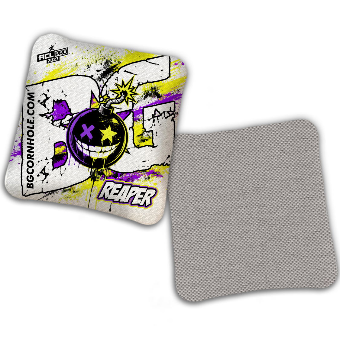 2027 ACL - BG Multiple Bag Models "TAKE COVER" - Pro Stamped Cornhole Bags - SET OF 4 BAGS