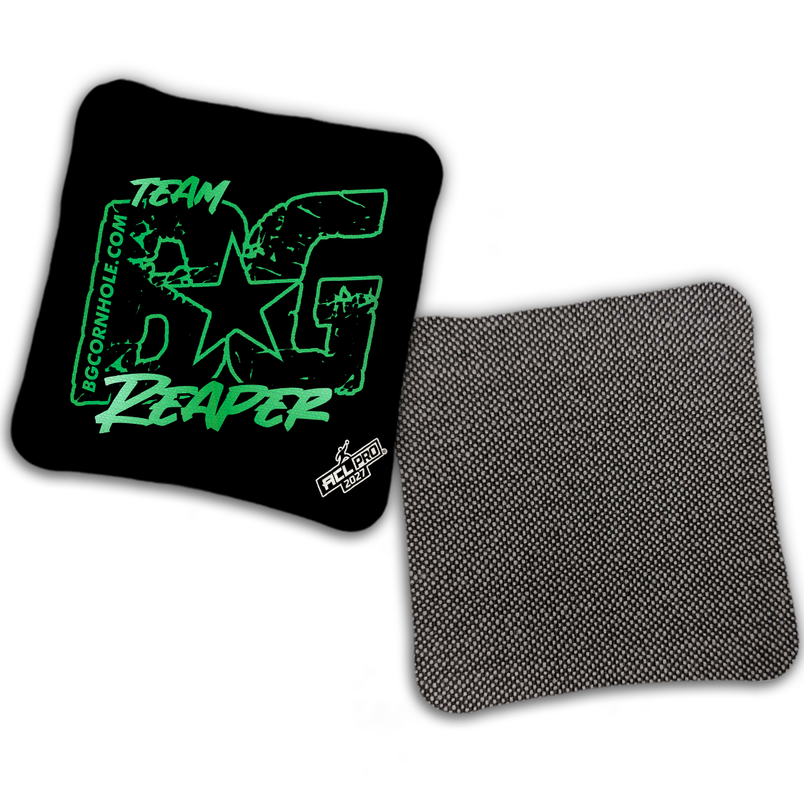 2027 ACL - BG Multiple Bag Models "OUTLINED TEAM BG" - Pro Stamped Cornhole Bags - SET OF 4 BAGS
