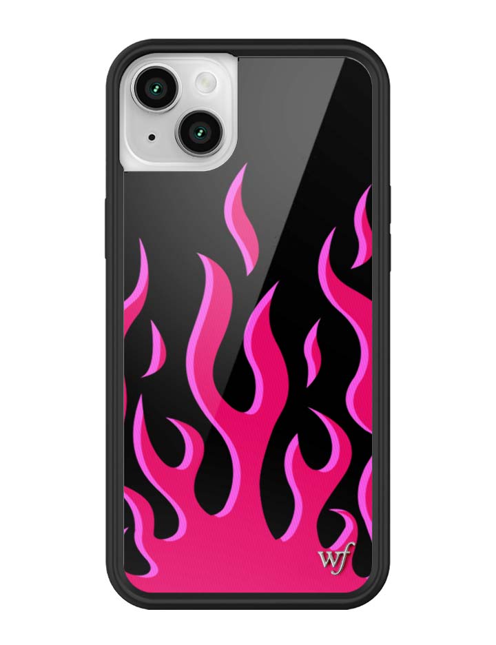 Flames | Black & Red iPhone Case