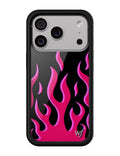 Flames | Black & Red iPhone Case