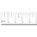 10K Gold 1/4 Cttw Lab Grown Diamond Vertical Three Stone Ring