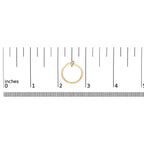 10K Gold 1/4 Cttw Lab Grown Diamond Vertical Three Stone Ring