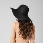 Elegant - Raffia Braid Round Crown Sun Hat