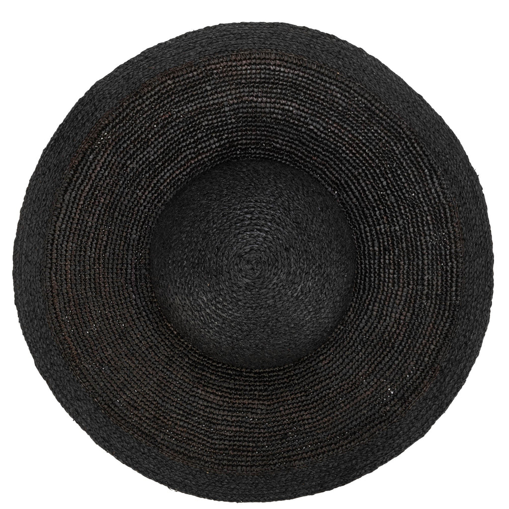 Elegant - Raffia Braid Round Crown Sun Hat
