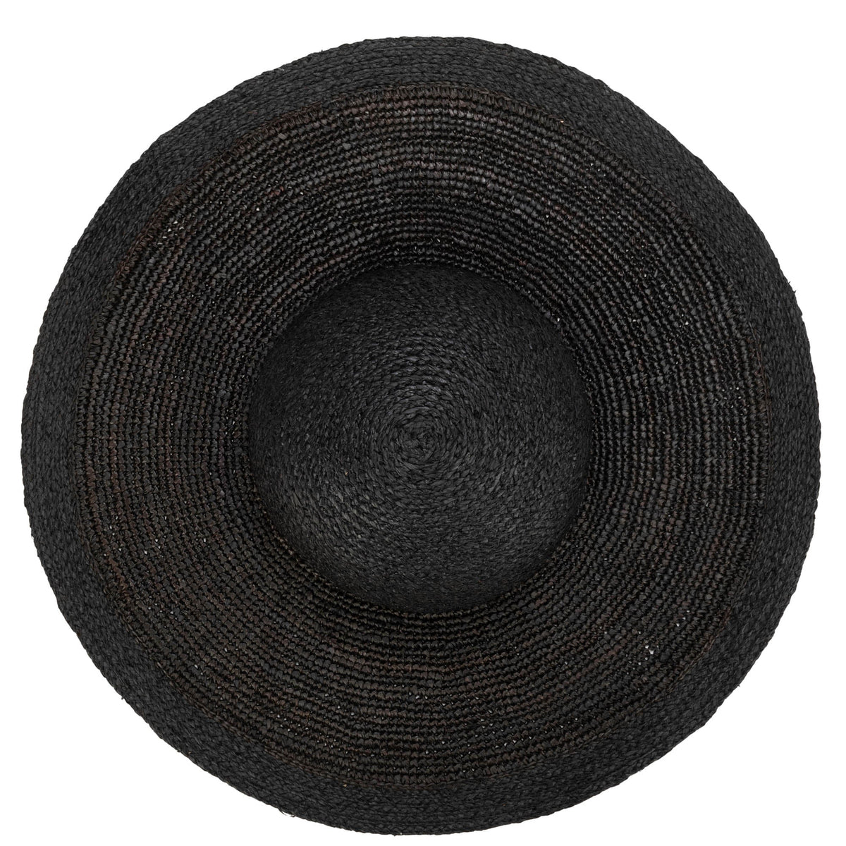 Elegant - Raffia Braid Round Crown Sun Hat