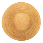 Elegant - Raffia Braid Round Crown Sun Hat