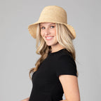 Sand Dollar - Hand Crochet Bucket Hat with Scalloped Brim