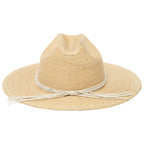 Shell - Raffia Cattleman's Crease Sun Hat