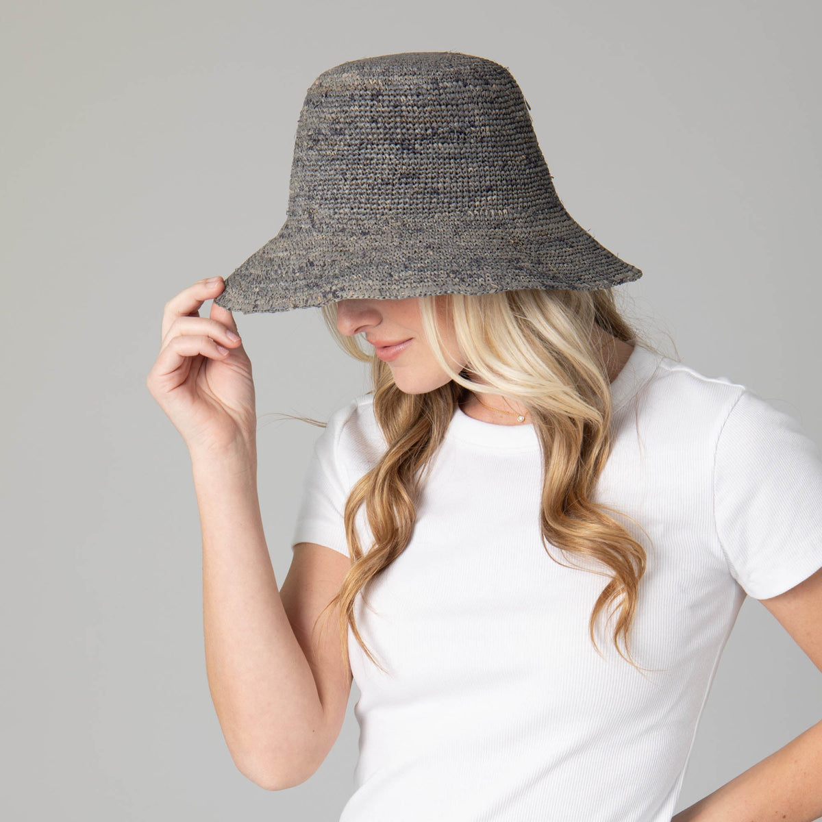 Weekend - Women's Crochet Raffia Bucket