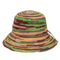 Iris - Women's Crochet Raffia Packable Bucket Hat (RHS3109)