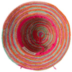 Iris - Women's Crochet Raffia Packable Bucket Hat (RHS3109)
