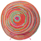 Iris - Women's Crochet Raffia Packable Bucket Hat (RHS3109)